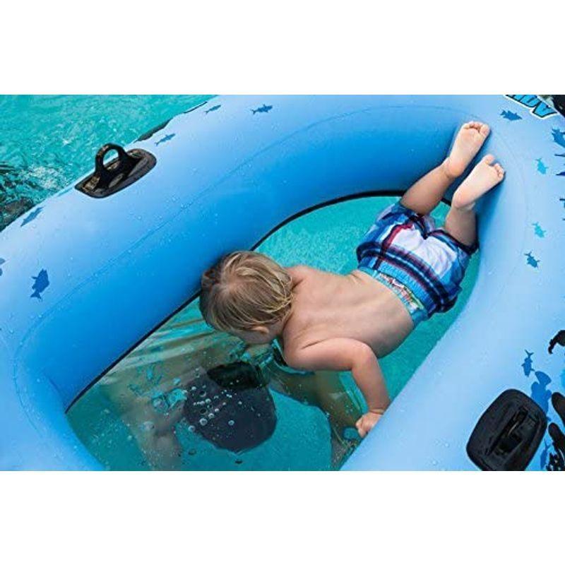 限定素材を使用 Sieco Design 海中探索 底が透けている ボート フロート 浮き輪 子ども 並行輸入品 【2434507122】(12442円)