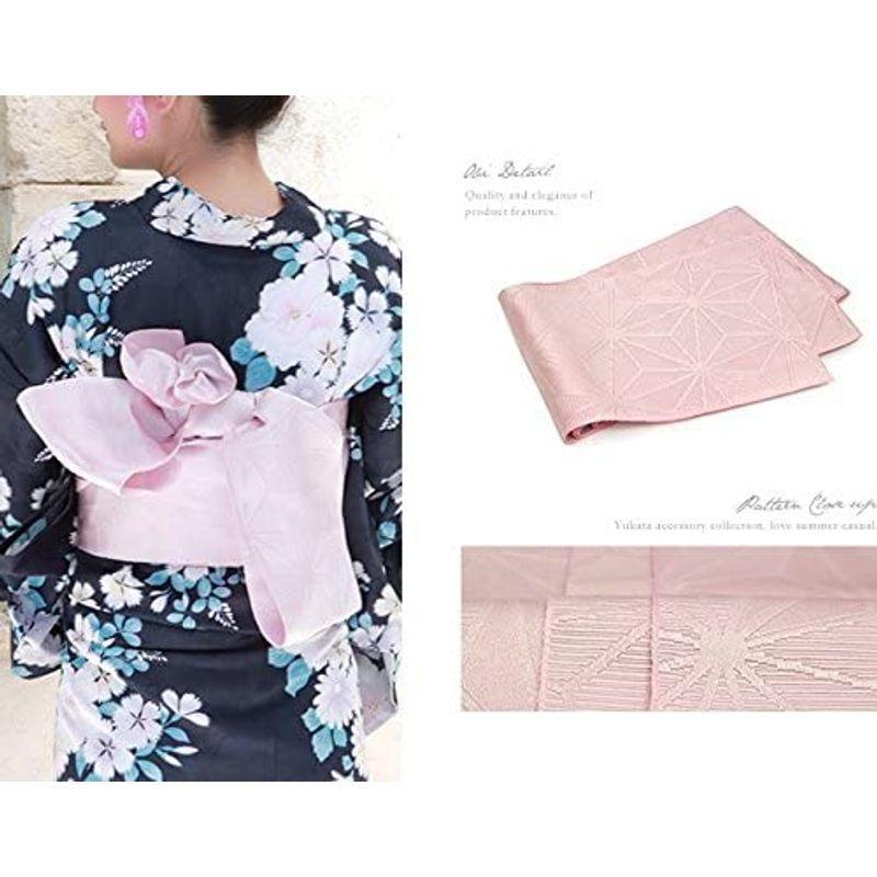 (ソウビエン) 浴衣セット レディース レトロ bonheur saisons ボヌールセゾン 紺 ネイビー 撫子 萩 藤 花 ラメ 綿 花 花 　 ソウビエン 浴衣セット レディース レトロ bonheur saisons ボヌールセゾン 紺 ネイビー 撫子 萩 藤 ラメ 綿