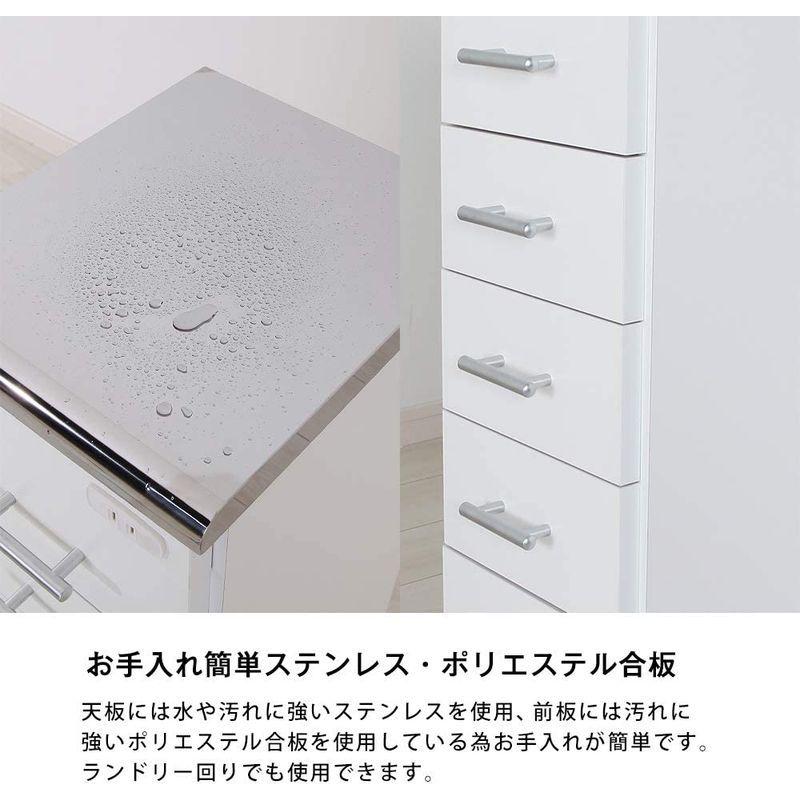 早い者勝ち訳あり！ JAJAN僅かな隙間を有効活用 国産 ステンレスすき間ワゴン 幅20cm 奥行30cm 高さ80cm コンセント付き キャスター付き ステン 【GM3085968520】(15772円)