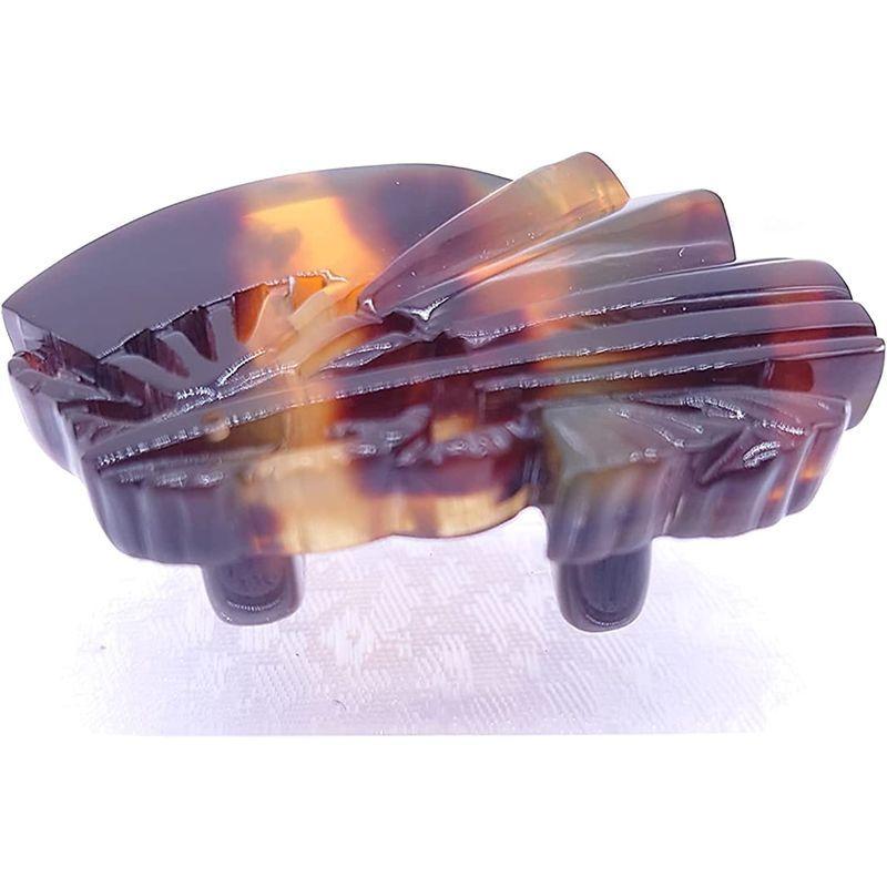 【新品 30%off 送料無料】 天然工房 べっこう屋さん 本べっ甲 バラフ 扇子 着物 帯留め （ob-008) 【BCD5536466925】(19584円)