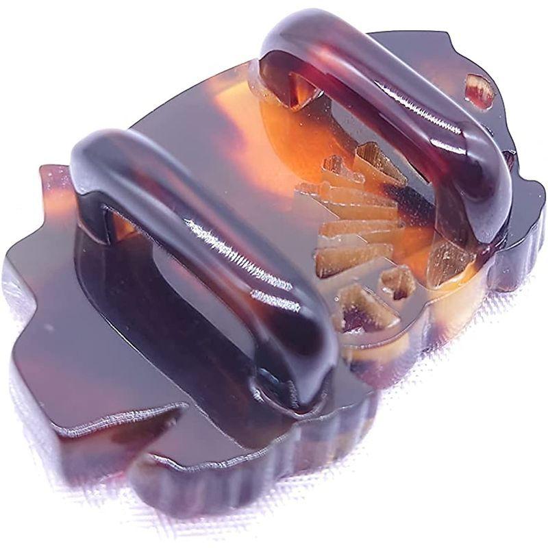 【新品 30%off 送料無料】 天然工房 べっこう屋さん 本べっ甲 バラフ 扇子 着物 帯留め （ob-008) 【BCD5536466925】(19584円)