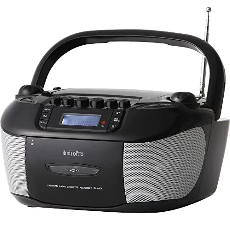 とうしょう ラジカセ カラオケ対応 (CD / DVD / カセットテープ / USB / SD 再生) ラジオAM/FM 2WAY電源 マ(9961円)