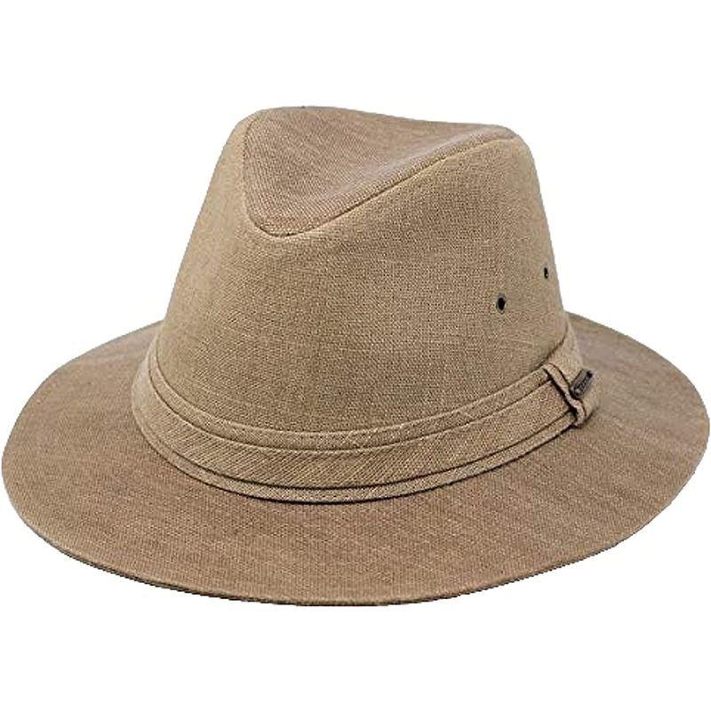 玄関先迄納品 春夏 アウトドア ペーパーハット 中折れハット サハリ サファリハット ハット Stetson ステットソン L カーキ 約58cm その他財布 帽子 ファッション小物 Michiganestateplanning Com