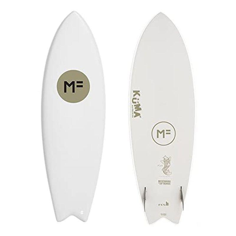 ミックファニング ソフトボード サーフボード KUMAFISH 58 クマフィッシュ FCS2 (WHITE)(42532円)
