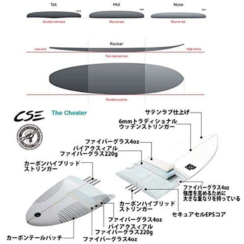 NSP SHAPERS UNION CSE サーフボード THE CHEATER ザ チーター 7’0 2021年モデル 日本正規品 WHI サーフボード SHAPERS UNION CSE THE CHEATER チーター 7’0 2021年モデル 日本正規品 WHI 2L