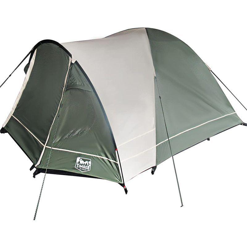 TIMBER RIDGE テント 3-4人用 キャンプテント ドーム 二重層 通気 防風 防水 耐水圧3000mm 軽量 UVカット 収納袋 RIDGE テント 4人用 キャンプテント ドーム 二重層 通気 防風 防水 耐水圧3000mm 軽量 UVカット 収納袋 cm