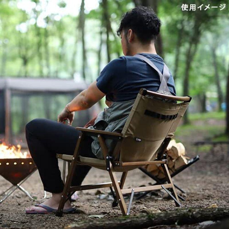 クイックキャンプ 一人掛け ウッドローチェア QC-WLC 一人掛け ウッドローチェア QC WLC