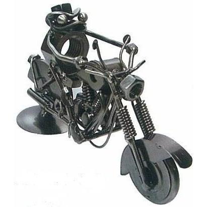 おもちゃ バイク 金属工芸 作家物 メタルクラフト Amazon.co.jp