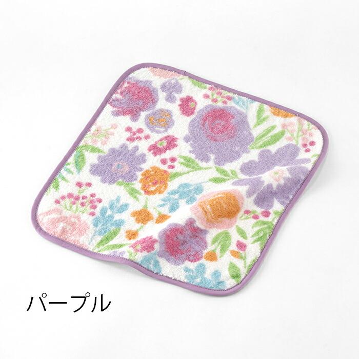 ホットマン　タオルケット　ピンク花柄　シャーリング【未使用】 Hotman（ホットマン） ミニタオル 1秒タオル ウォッシュタオル 30×30cm