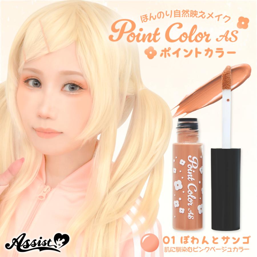 michiru ページ　ウィッグオーダー アシストウィッグ【ポイントカラーAS】チーク リップ アシスト