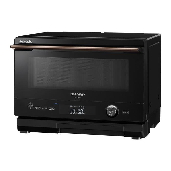 ジャンク品　シャープ　ヘルシオ　AX-UA30-B 2022年製 ヘルシオ シャープ【AX-UA30（-B）ブラック系】ウォーターオーブン