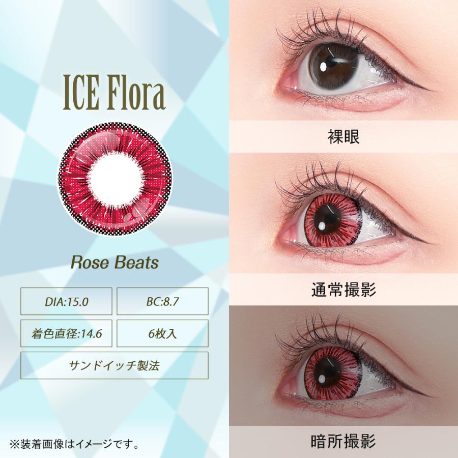 アシストシュシュ アイスフローラワンデー【ローズビーツ】度なし 度