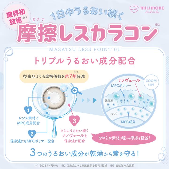 エバーカラーワンデー ミリモア  度なし 度あり カラコン 新木優子 | Ever Color | 19