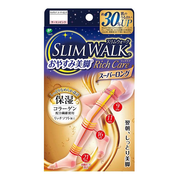 スリムウォーク認定販売店 旧pkg おやすみ美脚 Richcare スーパーロング 保湿コラーゲン ピンク 着圧 Slimwalk リッチケア ソックス 靴下 レディース Rc 2108 ホットマート 通販 Yahoo ショッピング