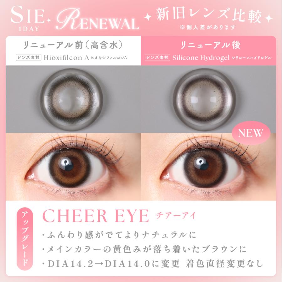 【数量限定】2箱同時購入でMOMOオフショットトレカ1枚プレゼント｜SIE. シー ワンデー【1箱10枚入】度あり 度なし カラコン TWICE MOMO シリコーンハイドロゲル | SIE. | 15