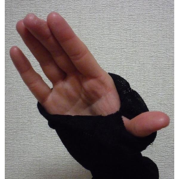 （ヘルスケア）紫外線に要注意！シルクアームカバー☆ブラック☆アイボリー☆ブルー☆ピンク |  | 04