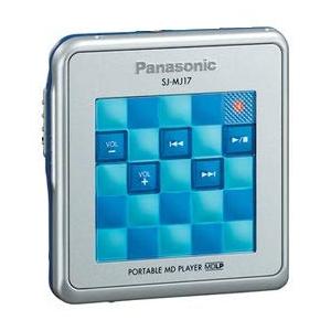 パナソニック ポータブルMDプレーヤー ブルー SJ-MJ17-A | 