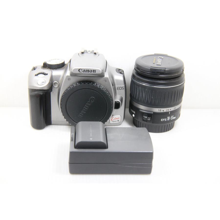 Canon EOS KISS デジタル N シルバー レンズキット 0128B002 : ホット