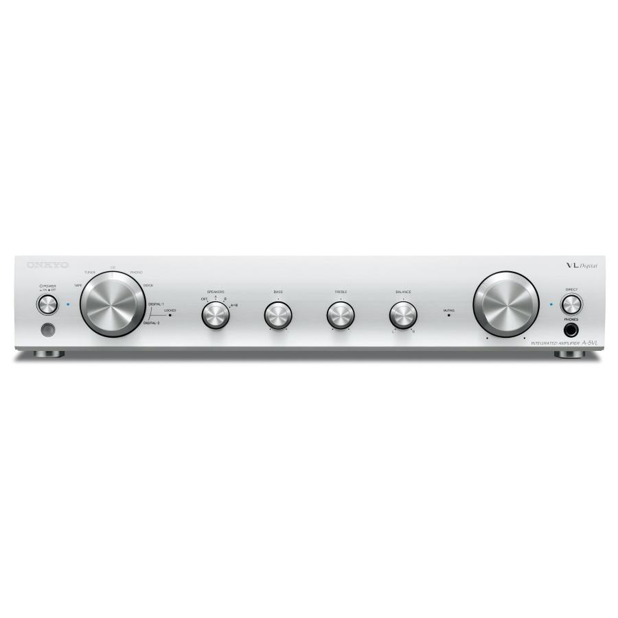 ONKYO プリメインアンプ 90W+90W(4Ω) A-5VL(S) シルバー : ホット