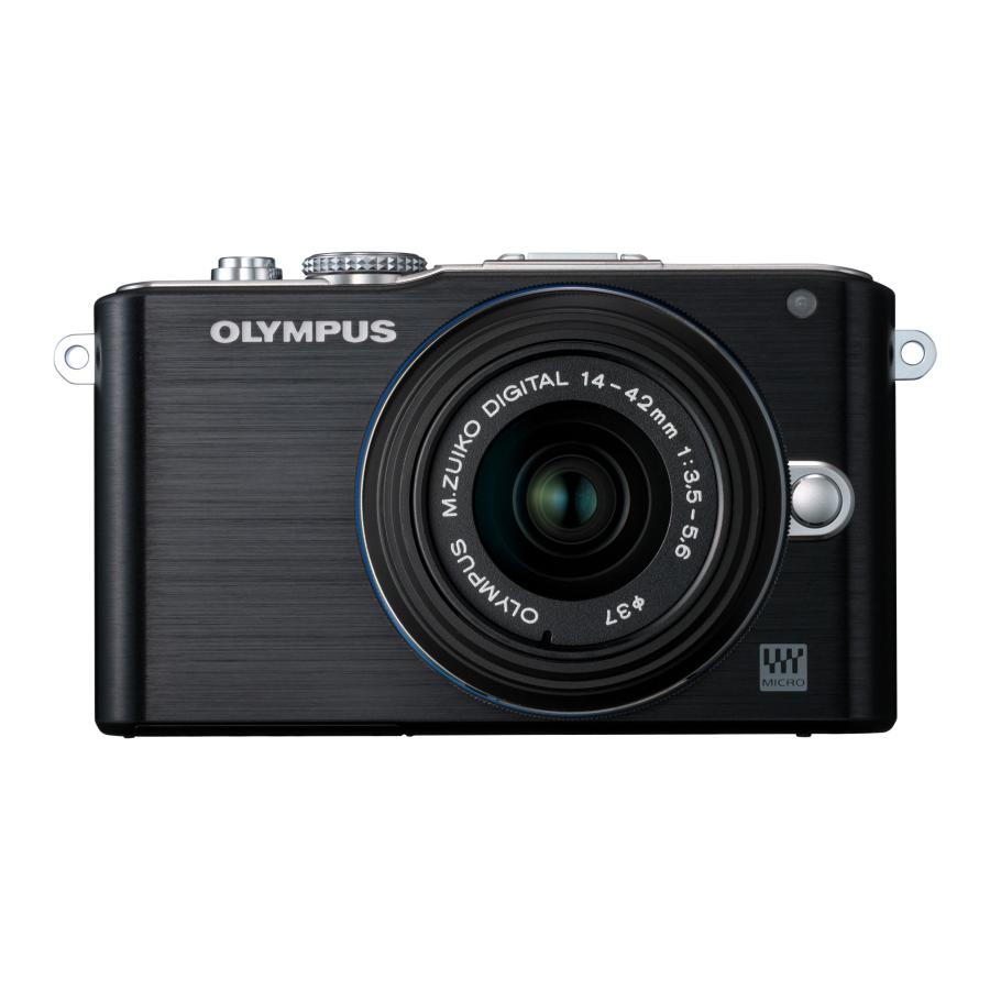 【美品】OLYMPUS PEN E-PL3 ブラック レンズキット OLYMPUS ミラーレス一眼 PEN Lite E-PL3 レンズキット ブラック LKIT