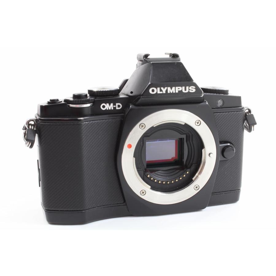 OLYMPUS ミラーレス一眼 OM-D E-M5 ボディ ブラック 1605万画素 防塵