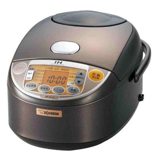 ZOJIRUSHI IH炊飯ジャー ブラウン NP-VC10-TA : ホットミーティア