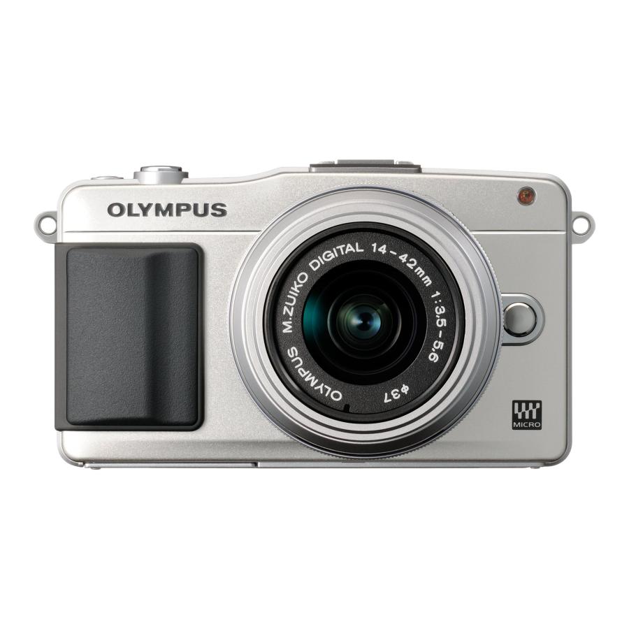 【美品】OLYMPUS E-PM2 シルバー レンズキット ミラーレス一眼カメラ OLYMPUS ミラーレス一眼 PEN mini E-PM2 レンズキット シルバー LKIT