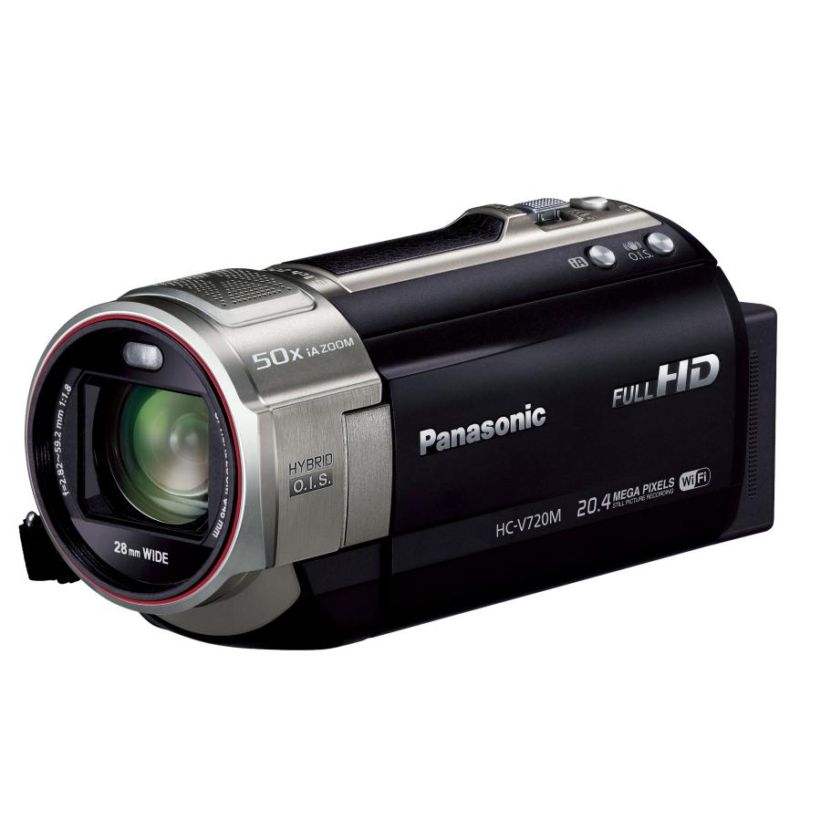 美品　Panasonic HC-V720M ビデオカメラ 本体　セット パナソニック デジタルハイビジョンビデオカメラ V720 内蔵メモリー