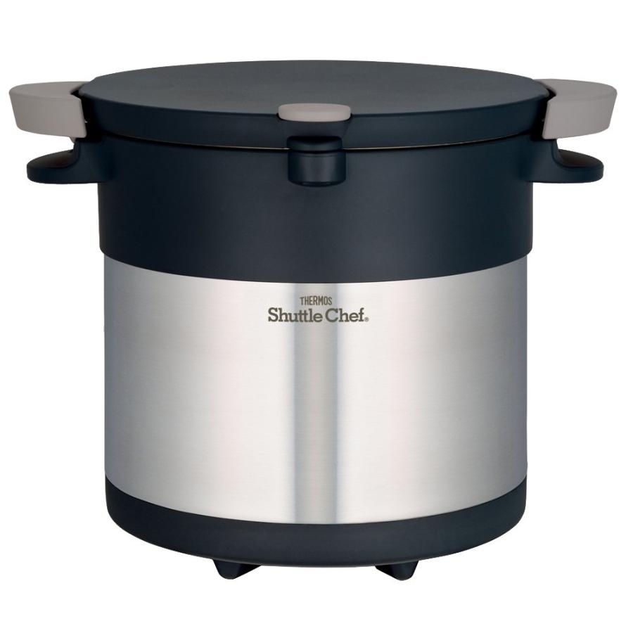 THERMOS 真空保温調理器 シャトルシェフ 4.5L ステンレスブラック KBC