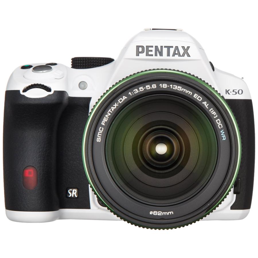 RICOH デジタル一眼レフ PENTAX K-50 DA18-135mmWRレンズキット ホワイト K-50 18-135WR KIT WHITE 10963 RICOH デジタル一眼レフ PENTAX K-50 DA18-135mmWRレンズキット