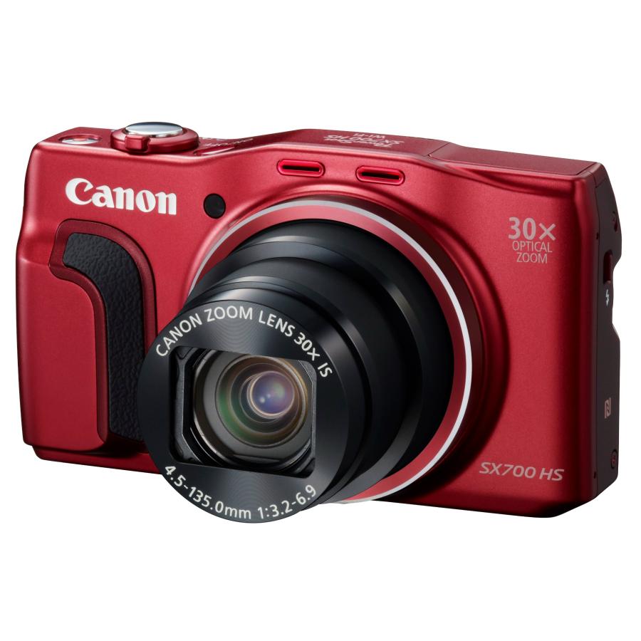 Canon デジタルカメラ Power Shot SX700 HS レッド 光学30倍ズーム