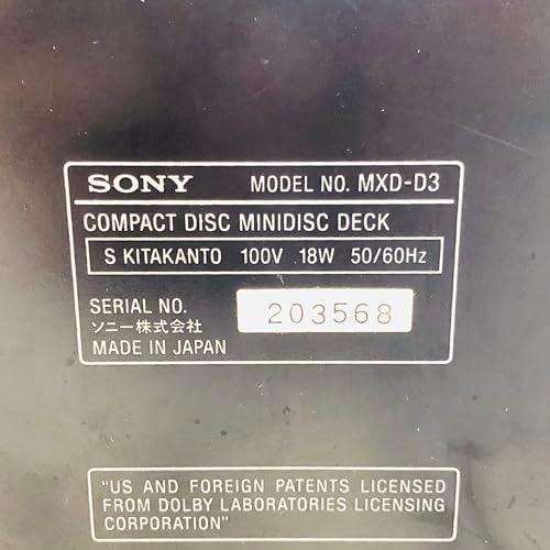 最終価格 SONY MXD-D3 箱入り未開封 コンパクトミニディスクデッキ Amazon.co.jp: SONY ソニー MXD-D3 CDプレーヤー/MDレコーダー