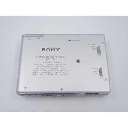 SONY ソニー MZ-R50-S シルバー ポータブルMDレコーダー （録音