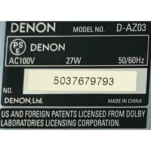 DENON D-AZ03-W パーソナルオーディオシステム　MDコンポ DENON デノン (デンオン) D-AZ03 W：ホワイト パーソナルオーディオ