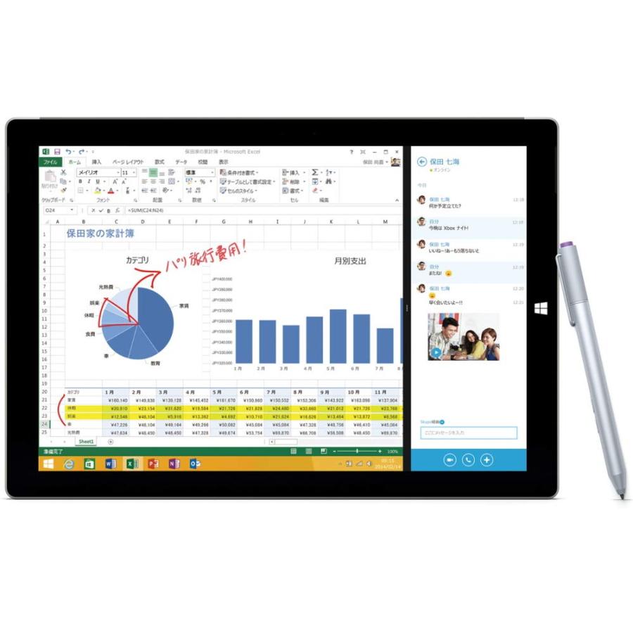 マイクロソフト Surface Pro 3 [サーフェス プロ](Core i5/128GB) 単体