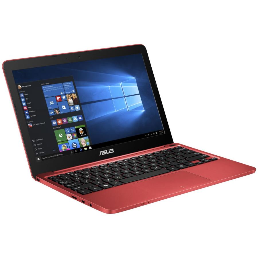 ASUS ノートパソコン EeeBook X205TA-RED10 Windows10/11.6インチワイド/レッド | 