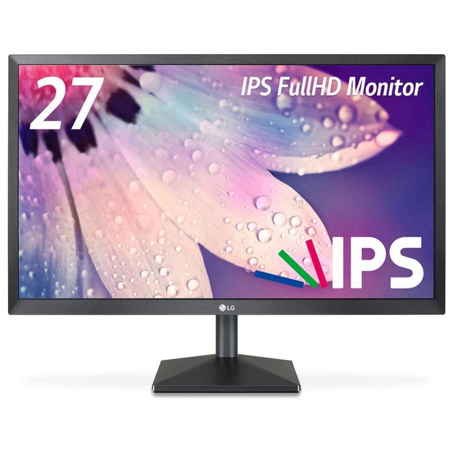 LG モニター ディスプレイ 27MP38VQ-B 27インチ/フルHD/IPS 非光沢
