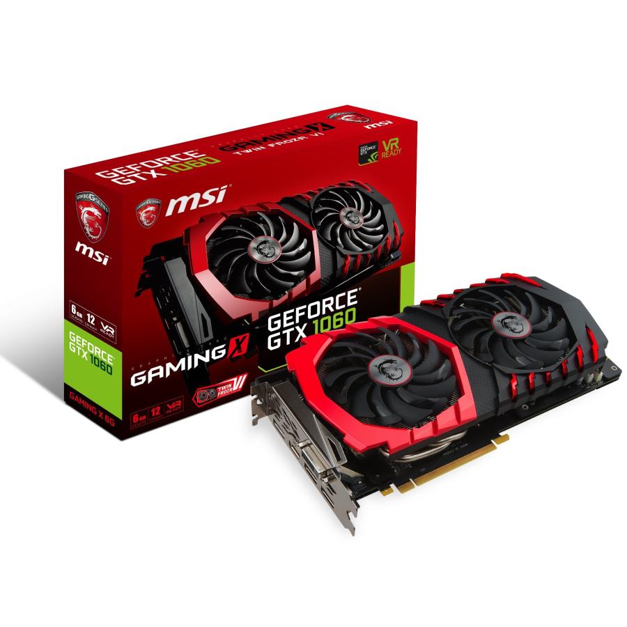 GTX 1060 6gb グラフィックボード 2つ MSI GeForce GTX 1060 GAMING X 6G 『Twin Frozr VI/OCモデル