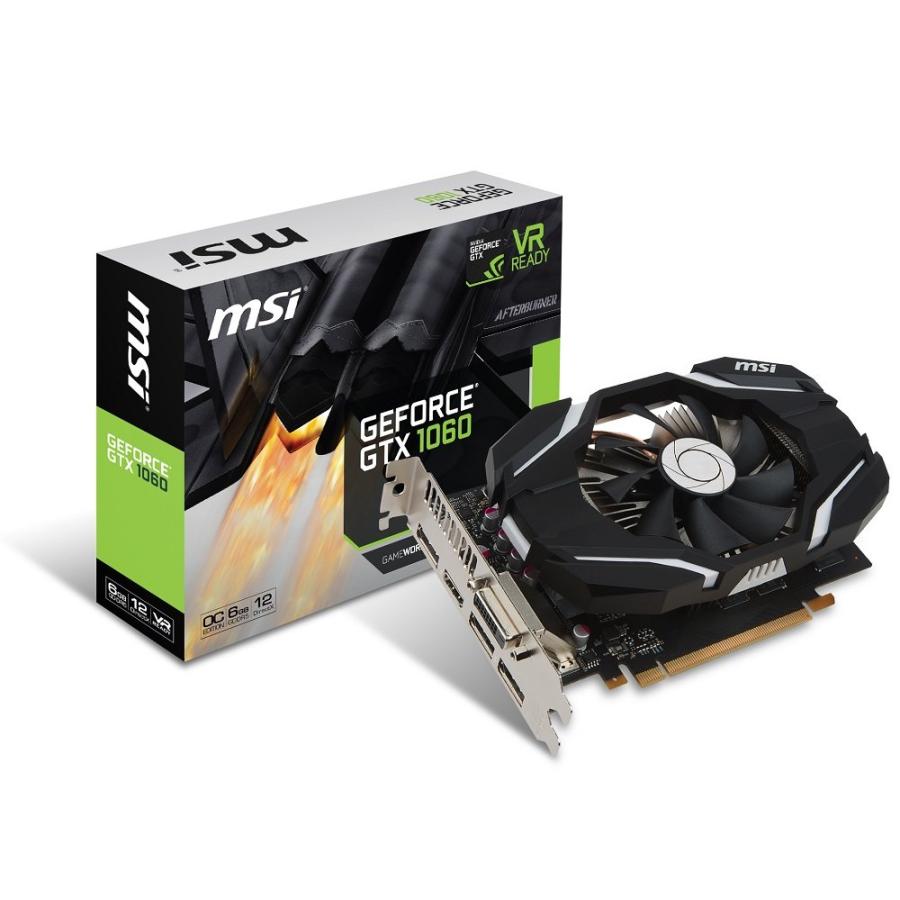 MSI GeForce GTX 1060 6G OC グラフィックスボード VD6195 : ホット