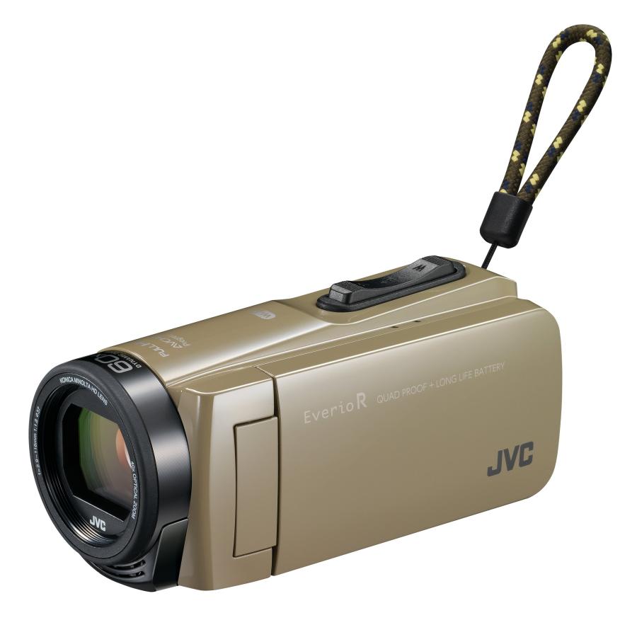 JVCKENWOOD JVC ビデオカメラ Everio R 防水 防塵 Wi-Fi 64GB サンド