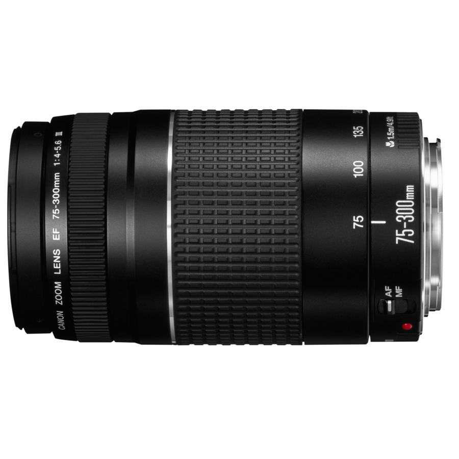キャノンEF 75-300mm f/4-5.6 III 望遠ズームレンズ : ホット
