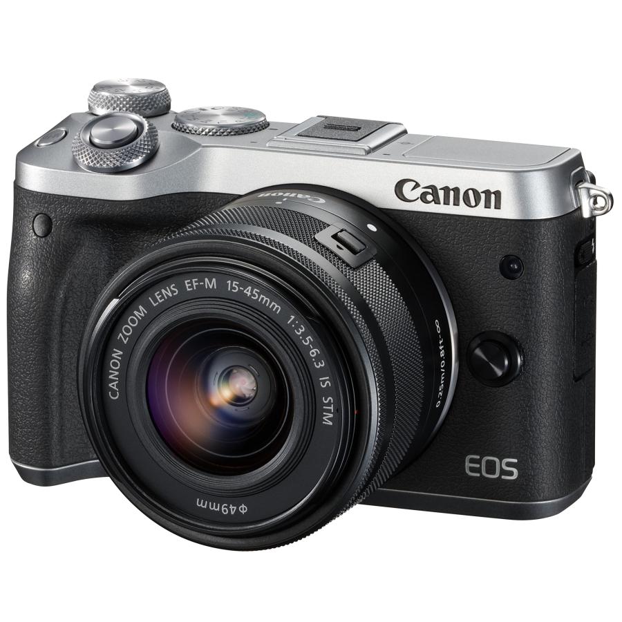 Canon ミラーレス一眼カメラ EOS M6 レンズキット(シルバー) EF-M15