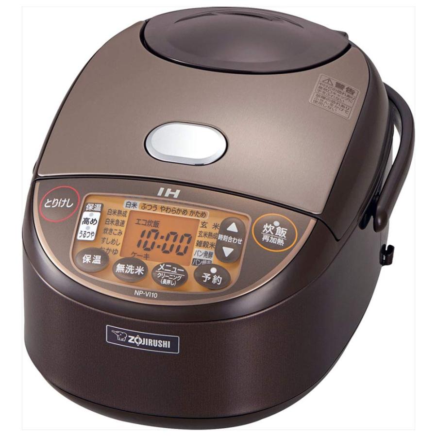 象印 IH炊飯器 極め炊き 5.5合 NP-VI10-TA : ホットミーティア - 通販