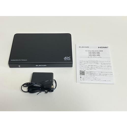 エレコム HDMI分配器 4K 60Hz(18Gbps) 1入力 4出力 HDCP2.2対応 VSP