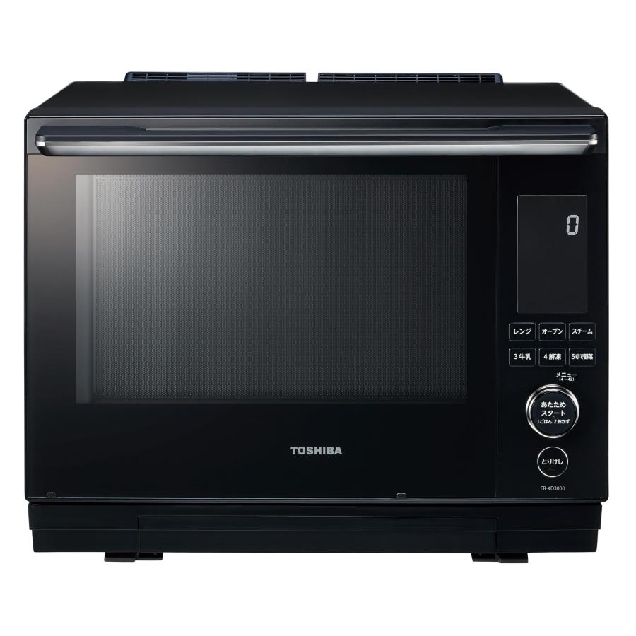 TOSHIBA オーブンレンジ ER-XD3000（W）【2023年製】 東芝(TOSHIBA) 過熱水蒸気オーブンレンジ 石窯ドーム 30L 300℃ 2段調理