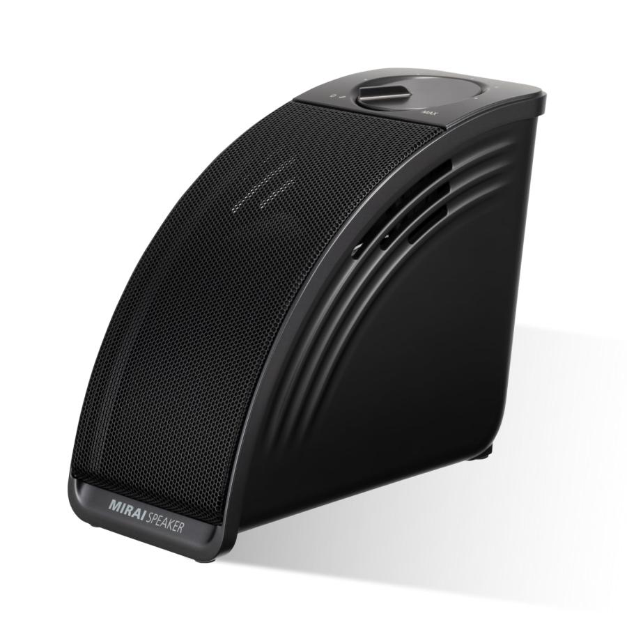 箱付 未使用級 ミライスピーカー 手元 SF-MIRAIS7 サウンドファン 黒 公式】ミライスピーカー ミニ テレビの音量上げずに言葉くっきり 手元