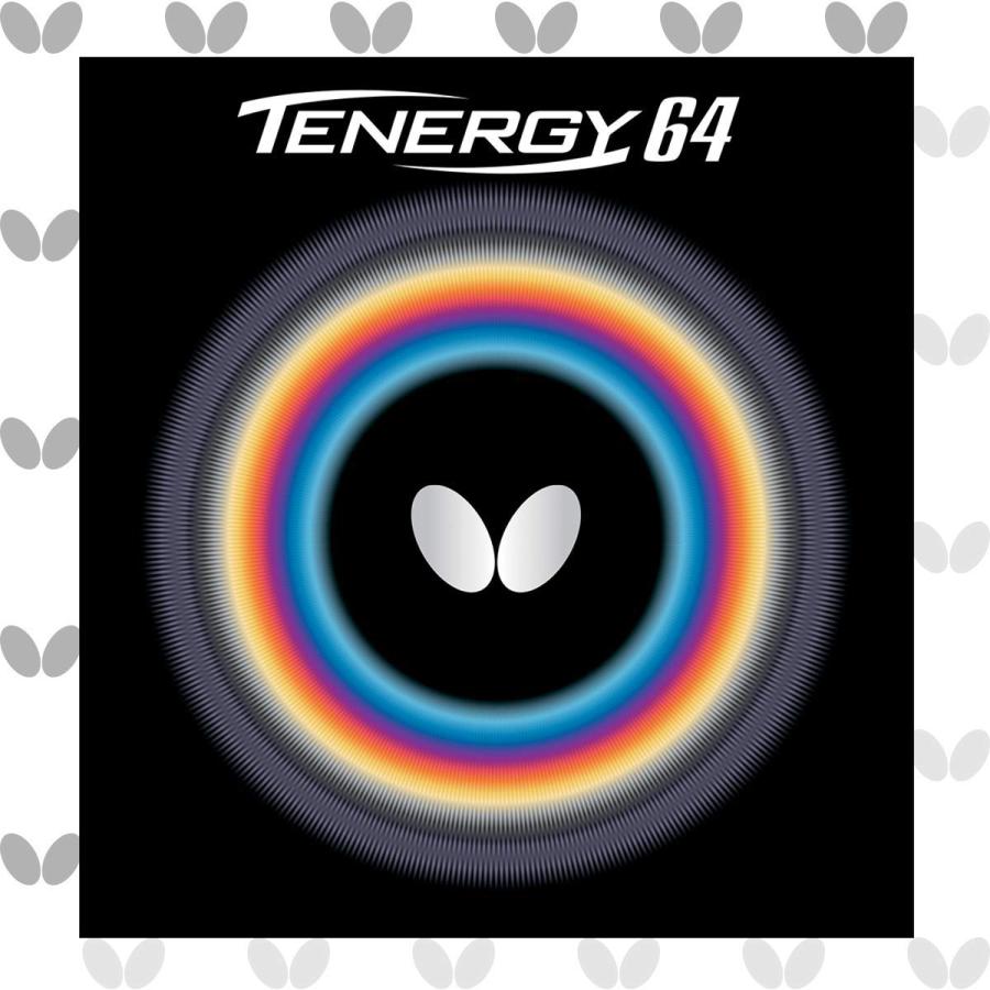 バタフライ 裏ラバー テナジー64 ブラック 特厚 1枚入 バタフライ(Butterfly) 卓球 ラバー テナジー・64 裏ソフト