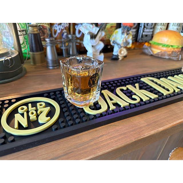 美品 ジャックダニエル 大型 バーマット OLD NO7 アメリカンウイスキー ジャックダニエル（OLD NO.7） バー