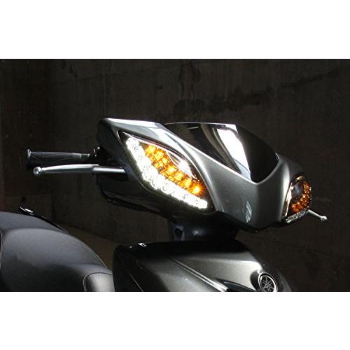 バイクパーツセンター(Bike Parts Center) シグナスX 3型 LEDフロントウィンカーセット スモーク ウインカー ヤマハ SE44J