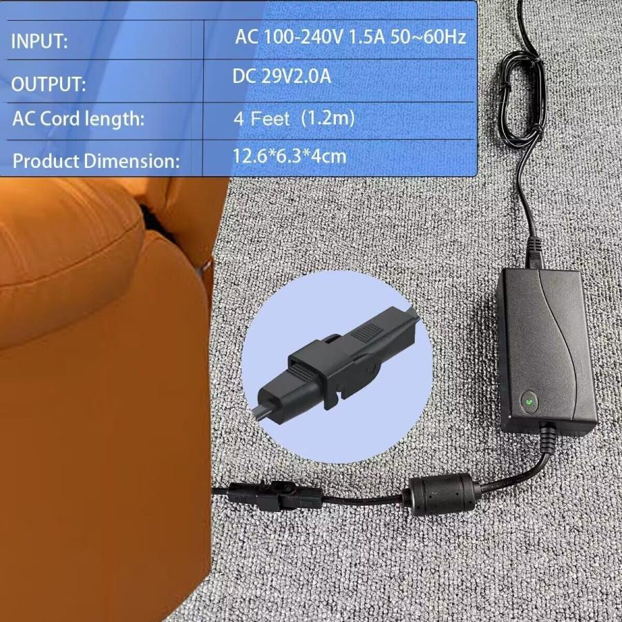 リフトチェアまたはリクライニング電源,YHWSHINE 29V 2A AC/DC リフトチェアまたはリクライニング電源,YHWSHINE 29V 2A AC/DC